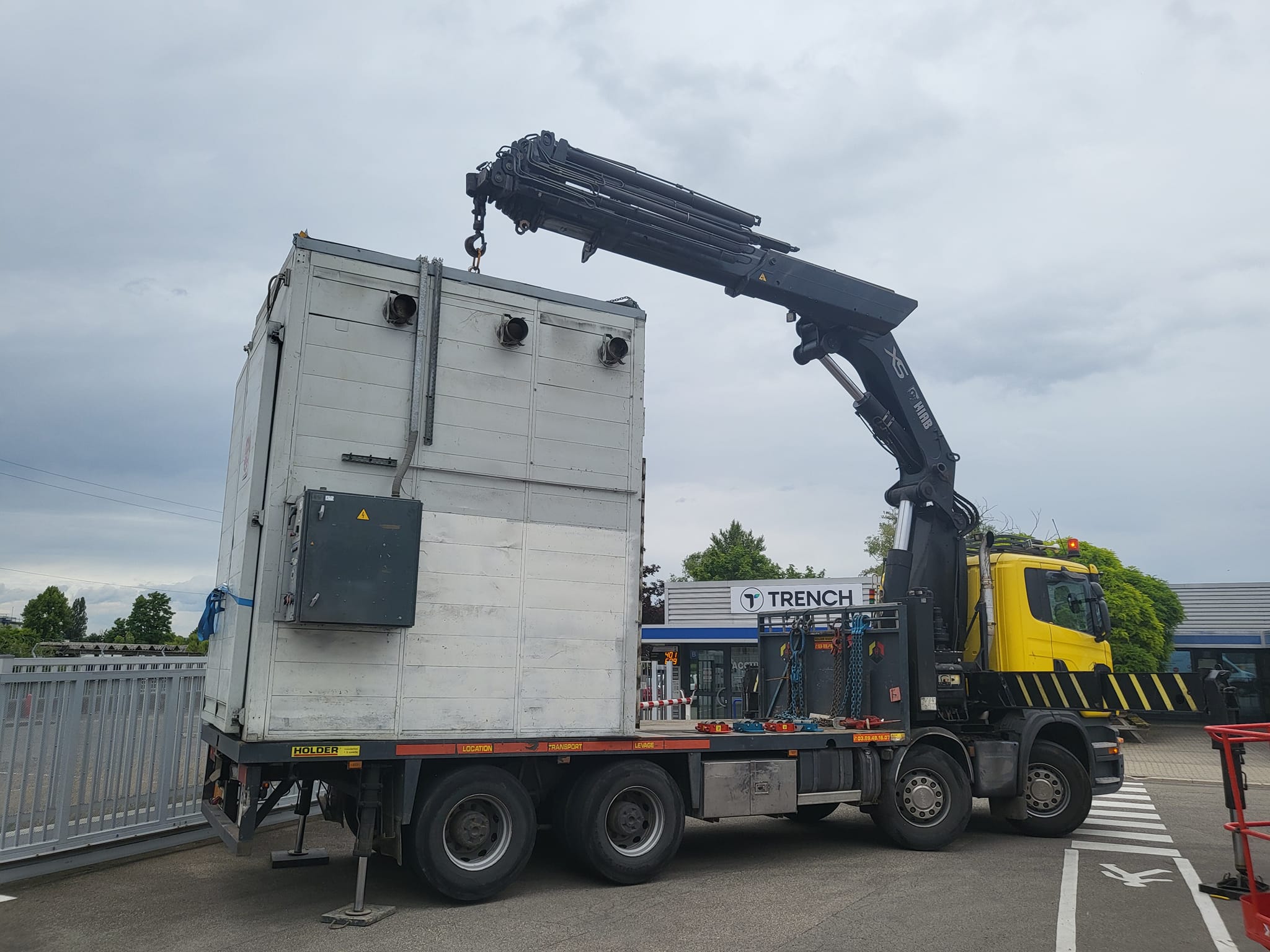 Opération manutention